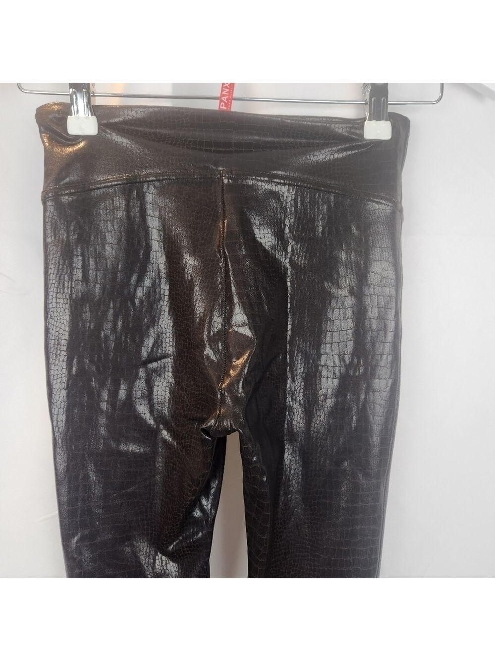 SPANX snake print leggings size XS in EUC very dark brown - Picture 4 of 6